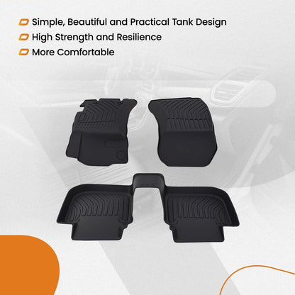 All-Weather TPE Floor Liners for Subaru Impreza/WRX/Crosstrek (2012–2023)