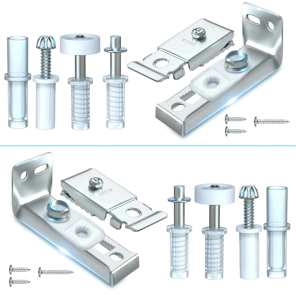 Bifold Door Hardware Repair Kit for Bi-Fold & Sliding Doors
