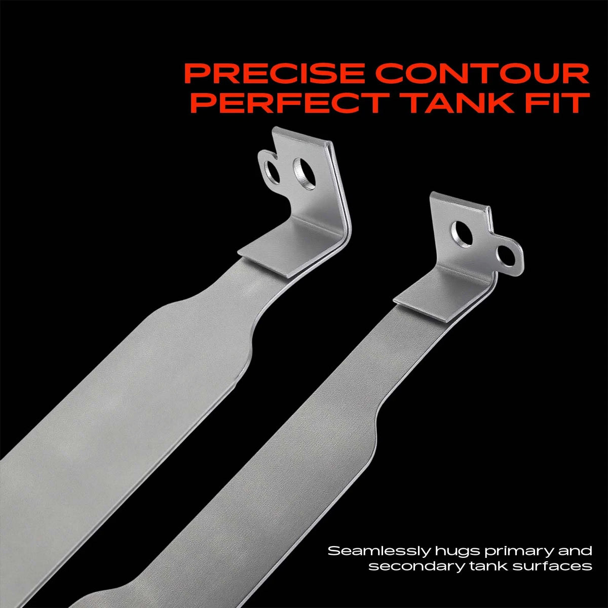 2X Fuel Tank Strap for Chrysler Sebring Dodge Stratus (4578233AA, 4616458AB, ST162)