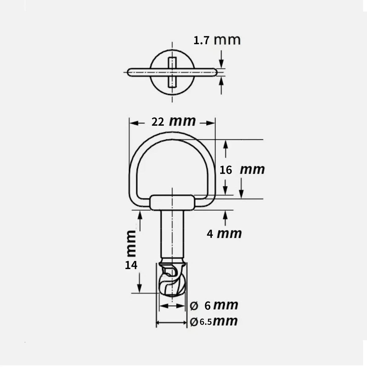 Set of 10 Quick Release Fasteners for Fairing Bolts T9