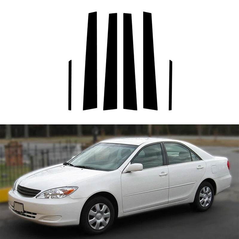 Gloss Black Pillar Posts Door Cover for Toyota Camry (2002–2006)