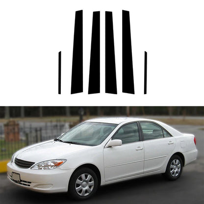 Gloss Black Pillar Posts Door Cover for Toyota Camry (2002–2006)