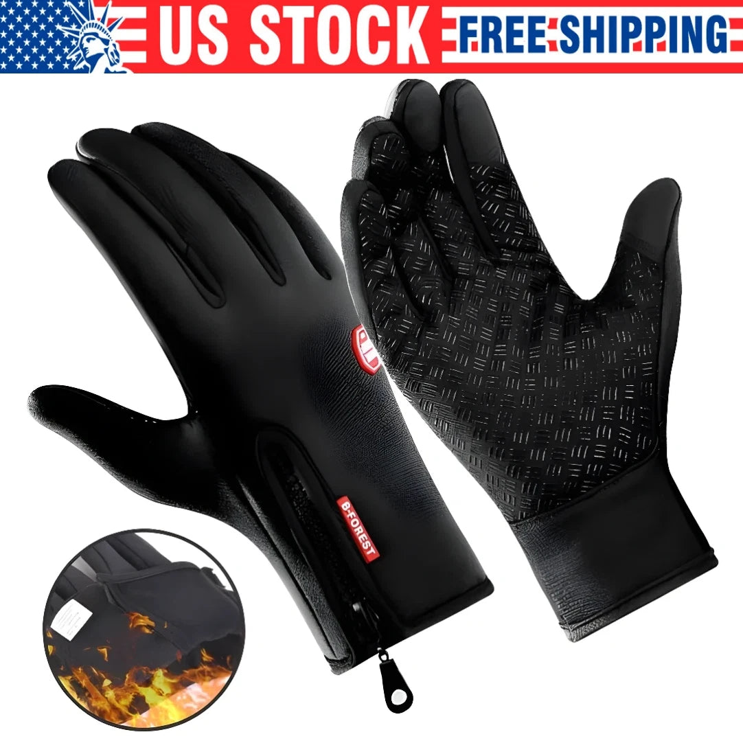 Winter Gloves for Men Women - Thermal Windproof Waterproof Touch Screen