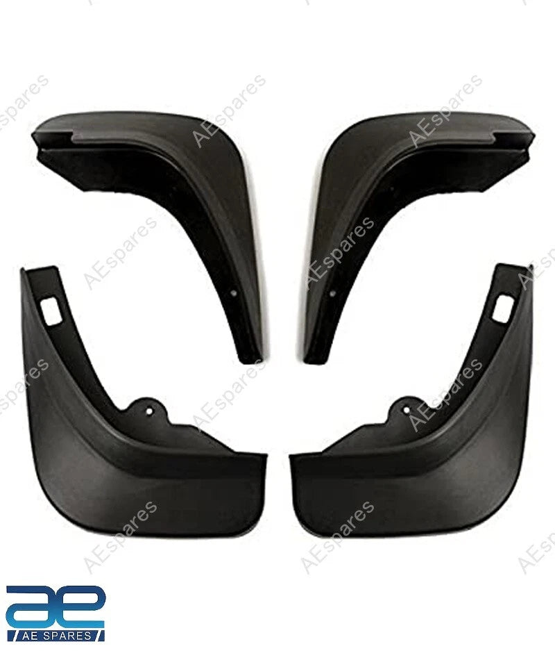 Mud Flap Set of 4 for Tata Nexon (2017–2023) Black PVC