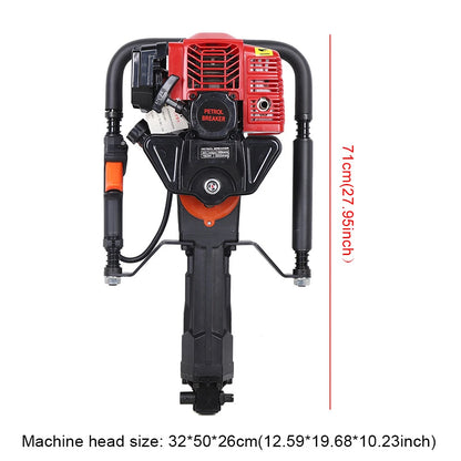 2 Stroke Gas-Powered T Post Driver for Farm Fence (52CC)