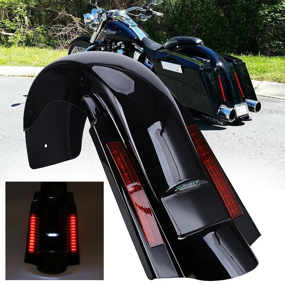 LED Brake Light Rear Fender System for Harley Street Road Glide CVO (1993–2008)