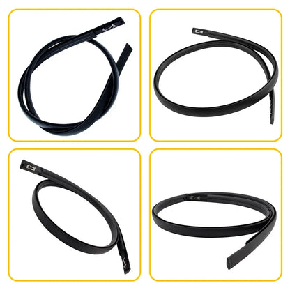 2X Black Roof Trim Molding Kit for Honda Civic Sedan 2012–2015