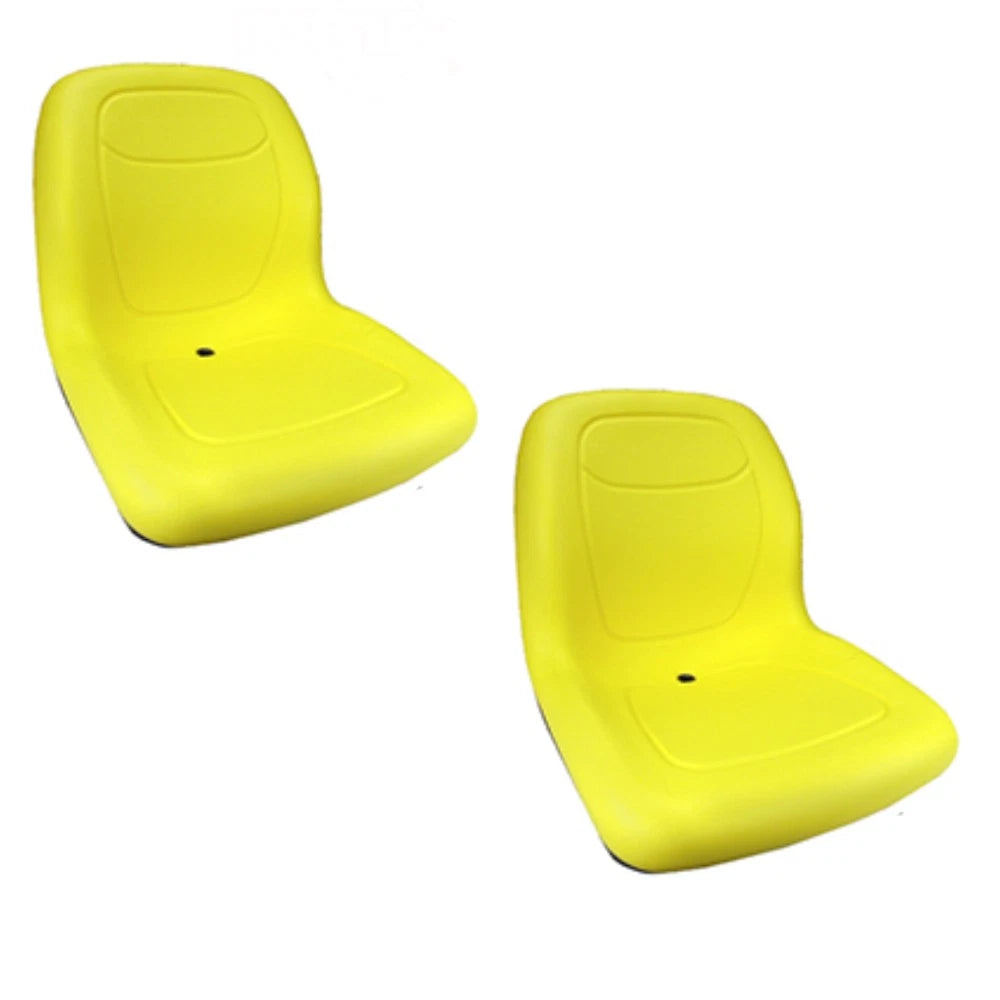 2X Yellow High Back Seats for John Deere Gator (Gas Diesel 4x2 4x4 HPX TH 6x4)