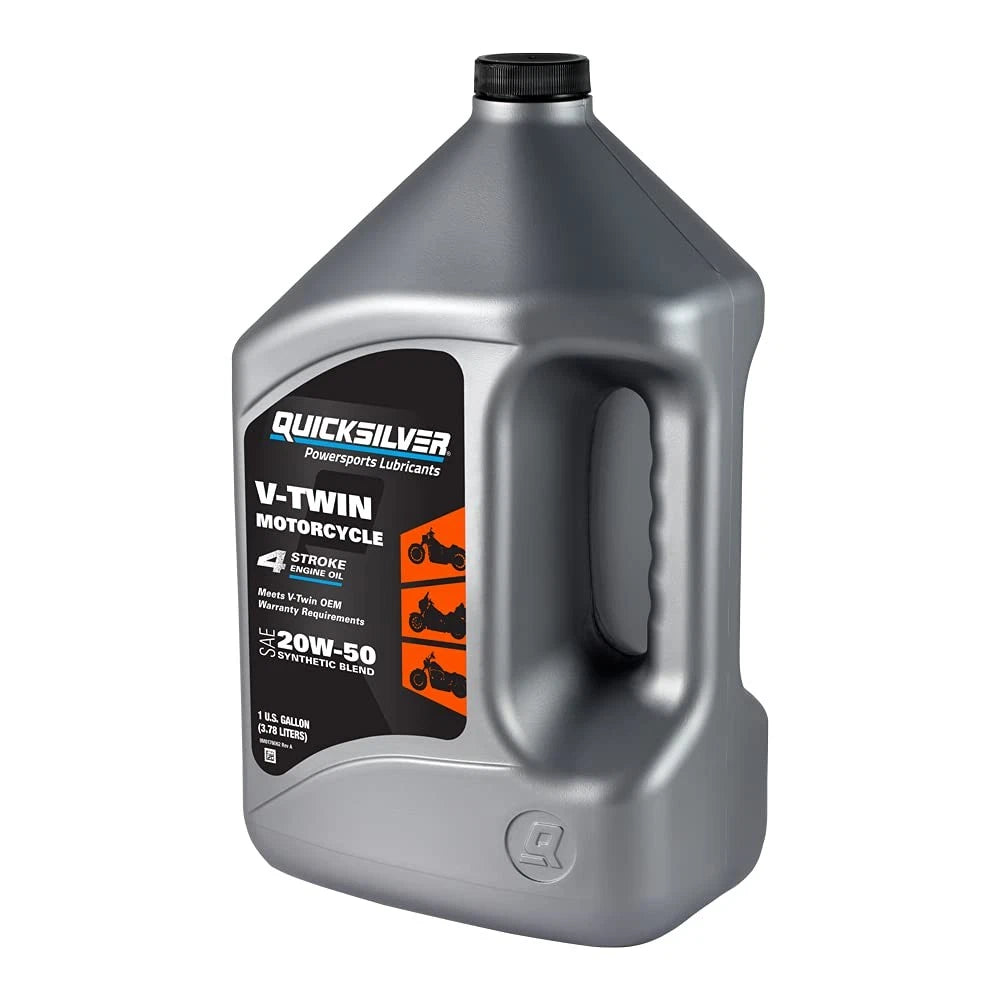 1 Gallon Quicksilver 20W-50 Synthetic Motorcycle Oil