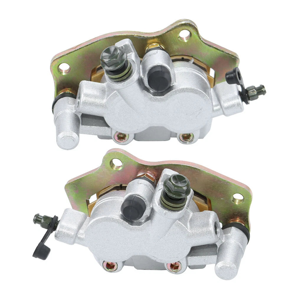 Front Left Right Brake Calipers & Pads for Kawasaki Teryx 800 (2014–2019) 43080-0128, 43080-0129