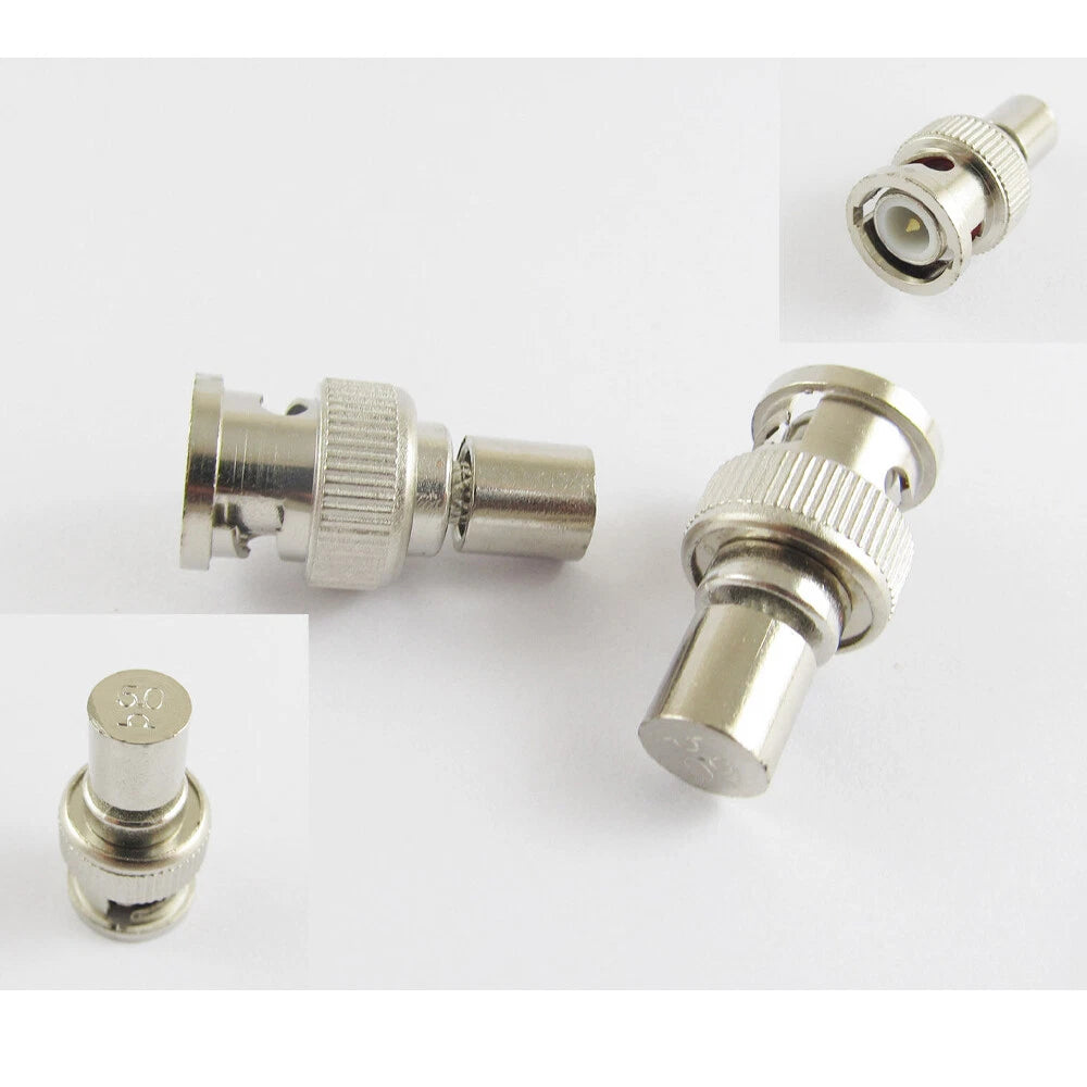 20PCS BNC Male Plug Terminator 50 Ohm RF Adapter Zinc Alloy