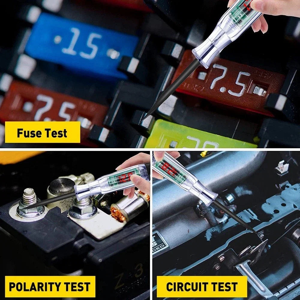 Digital Electric Circuit Tester for Universal Vehicles (6V/12V/24V)