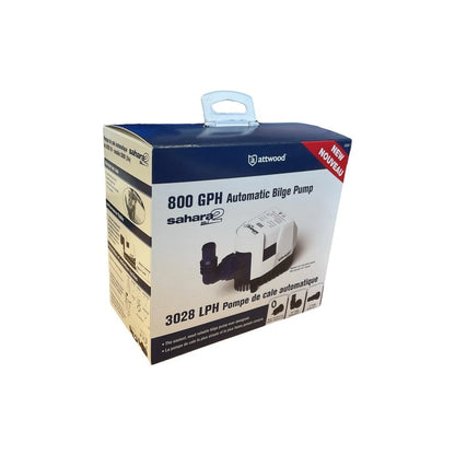 Attwood Sahara Mk2 800 24V Automatic Bilge Pump for Motorhome (AT5509)