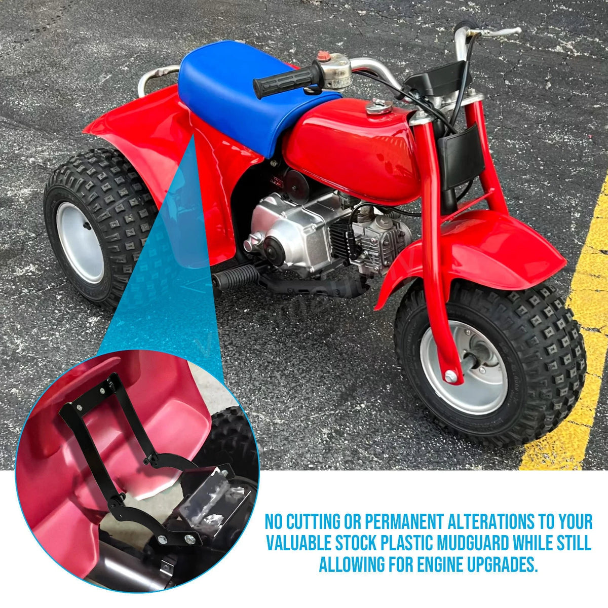 Mudguard Flip Up Kit for Honda ATC 70 (1978–1985)