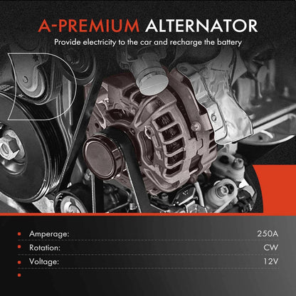Alternator for Ford Transit-150 250 350 (2015–2023) 250A 6-Groove