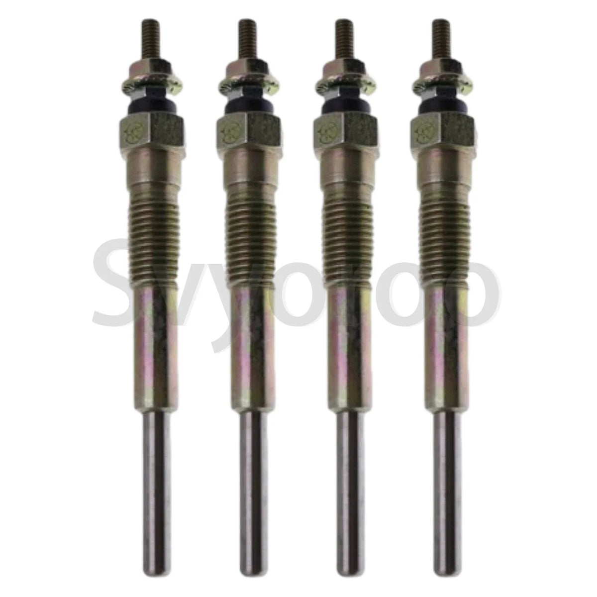 Set of 4 Glow Plugs for Toyota 2J Engine Forklift (19850-76012-71)