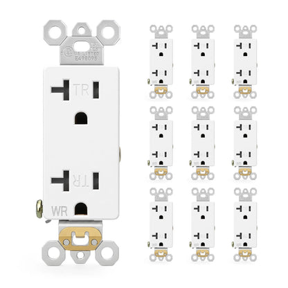 20A 125V Tamper/Weather Resistant Duplex Outlet for