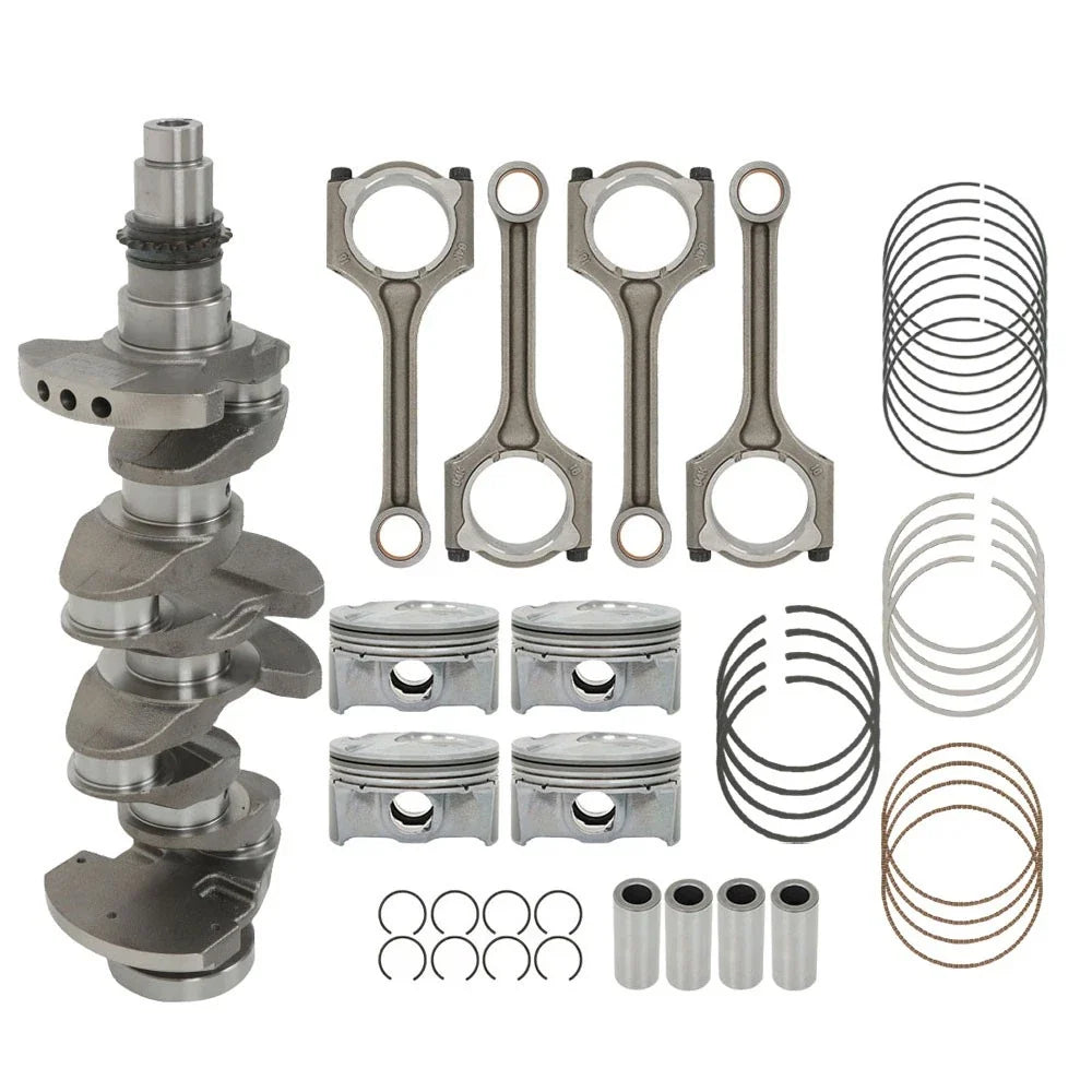 Set of 4 Crankshaft Rods & Pistons for Hyundai Elantra GT Tucson (2014–2017)