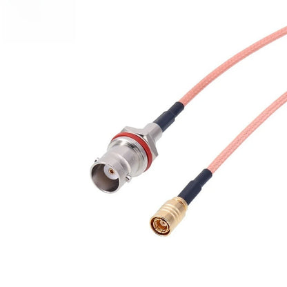 RG316 Coaxial Cable BNC-F to SMB-F for High Frequency RF Use (19cm)