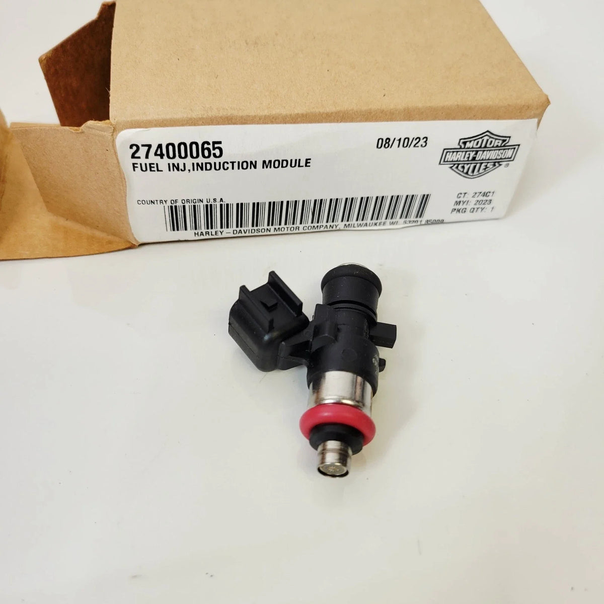 Genuine Harley-Davidson Fuel Injector 27400065 for M8 Induction Module (Gen 2)