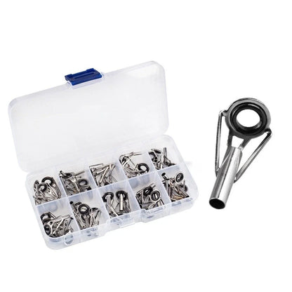 80PCS Fishing Rod Guide Rings Kit for Universal Rods (All Years)
