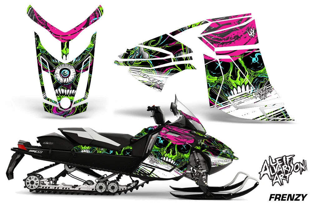 Decal Sticker for Ski Doo Rev XR/GSX/MXZ (2009–2015) SKIDOO-REVXR-2009-15-FRENZY-G