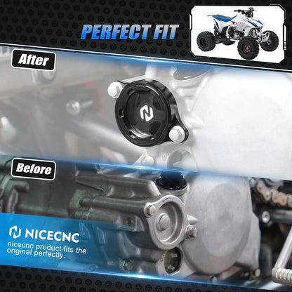 NICECNC Oil Filter Cover Cap for Honda TRX450ER (2006–2014) Black