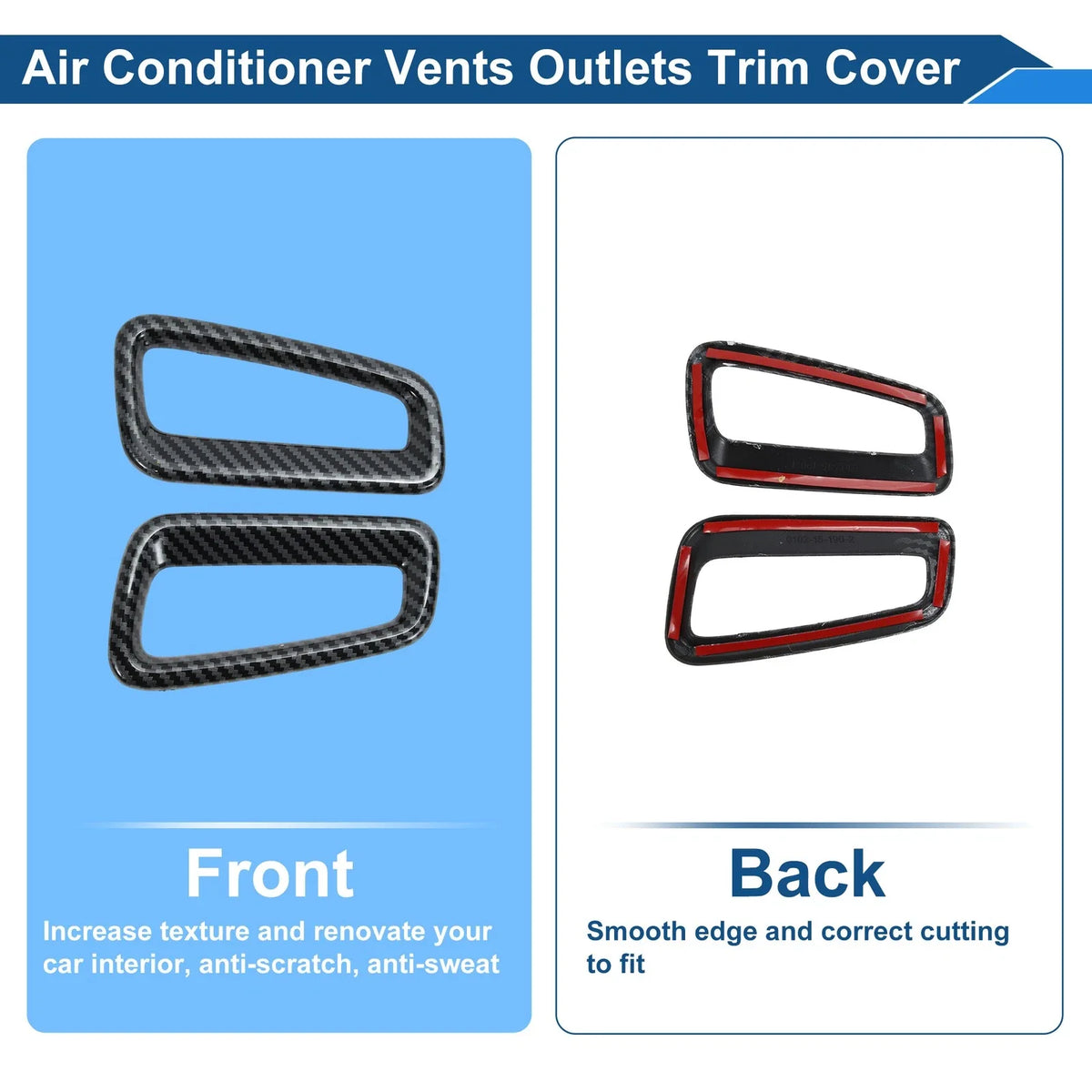 Center Console Air Vent Cover Trim Kit   1 Pair