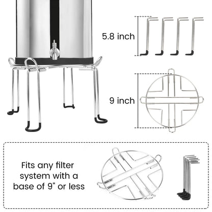 Water Filter Stand for Medium Models (6" Tall x 9" Wide)