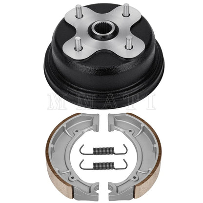 Rear Brake Drum w/Shoes Kit for Yamaha Big Bear 350 Kodiak 400 (1998–2000) 4GB-2531E-00-00