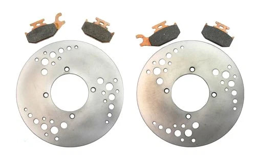 2 Front Brake Rotors & Semi-Metallic Pads for Can-Am Outlander 650 (2006–2012) KIT-2024427428