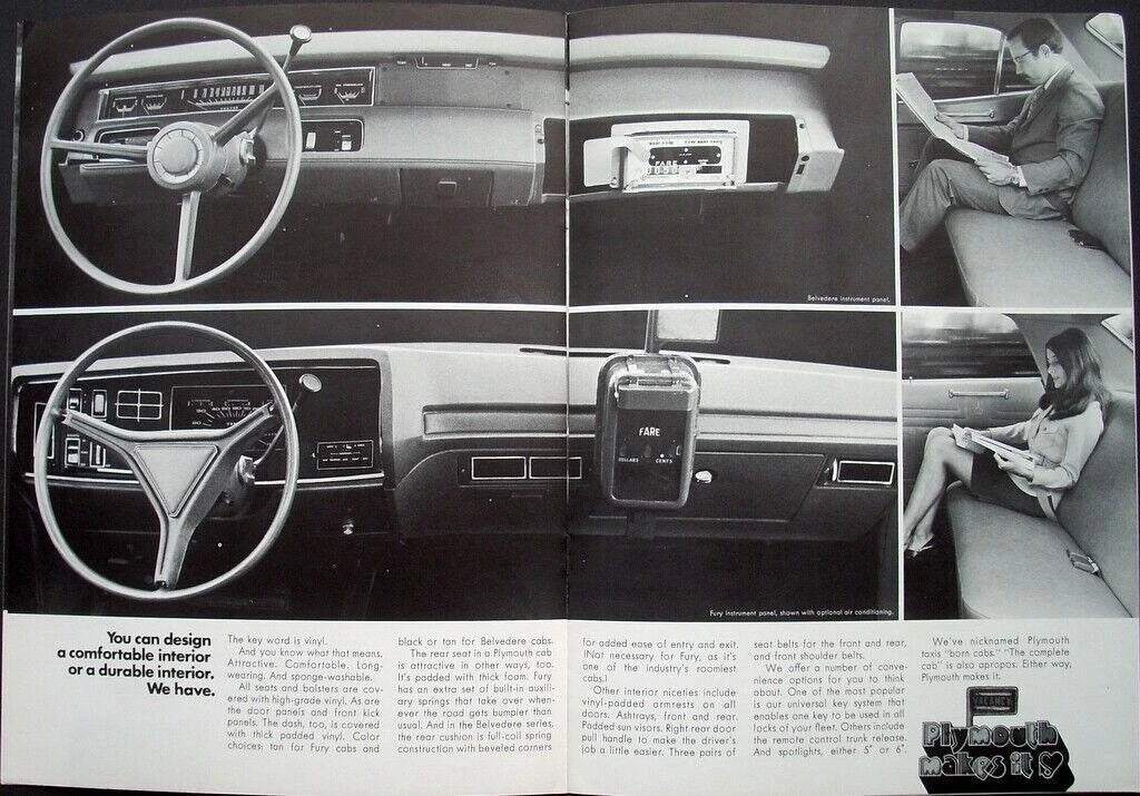 Sales Brochure for 1970 Plymouth Belvedere Fury