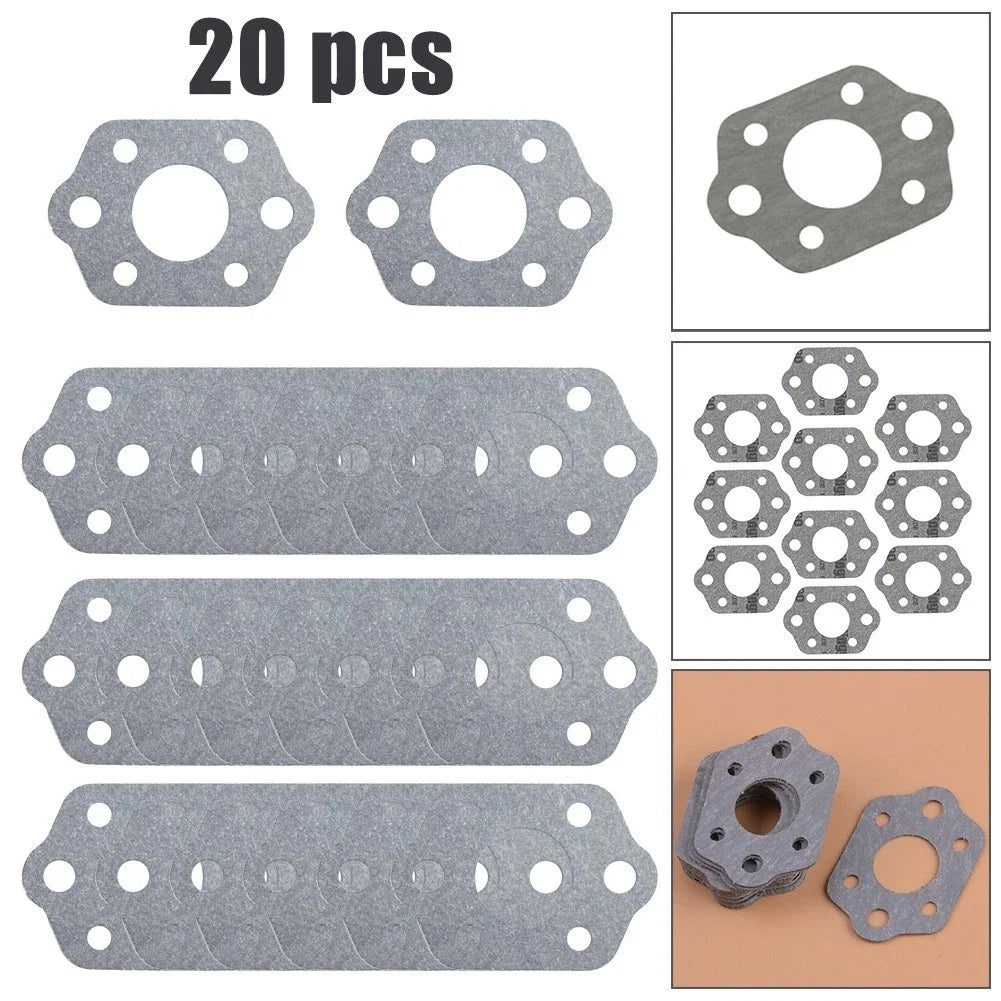 20X Intake Manifold Gasket for Carburetor (4.3x3cm)