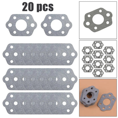 20X Intake Manifold Gasket for Carburetor (4.3x3cm)