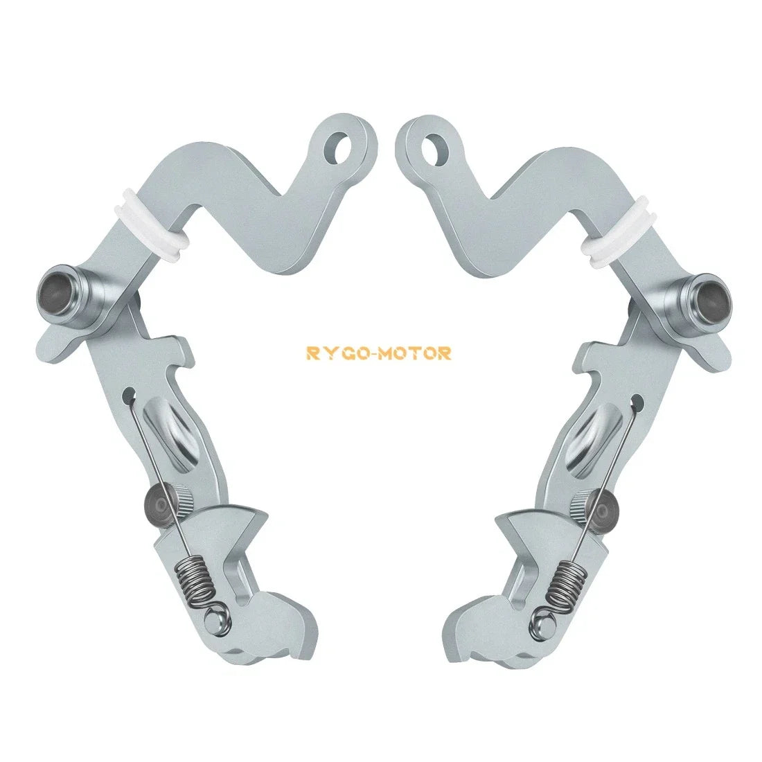 Set of 2 Brake Lever Brackets for Kawasaki Mule 2510 3000 3010 3020 4000 4010