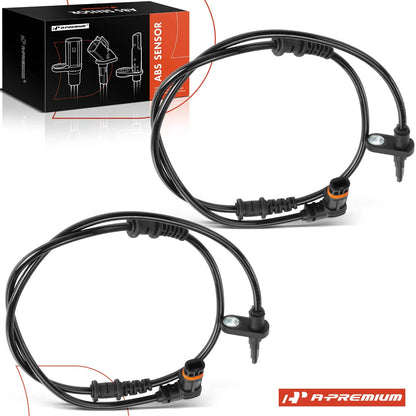 2X ABS Wheel Speed Sensor for Mercedes-Benz E250 (2014–2016) A2129050901, 2129050901, 2ABS3038