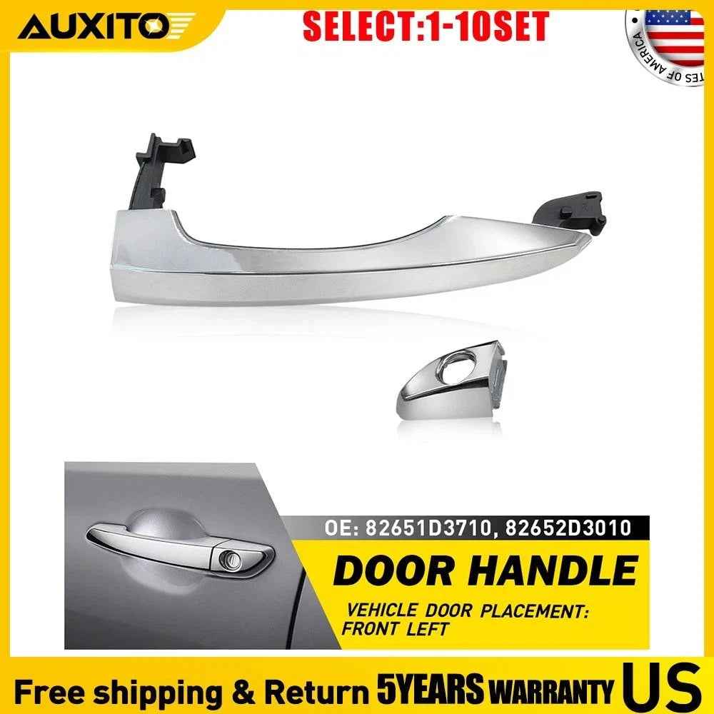 Chrome Door Handle for Hyundai Tucson (2016–2021) 1-10X