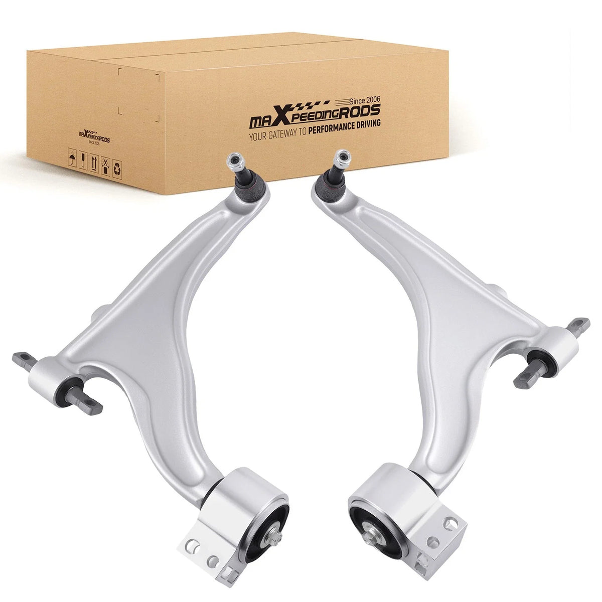 2pcs Front Lower Control Arms with Ball Joints for Cadillac SRX (2010–2016)