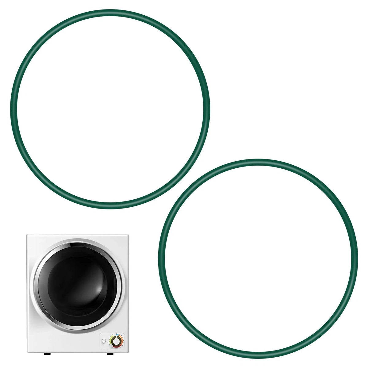 2Pcs Dryer Belt for Mini Blower Fan (Compatible)