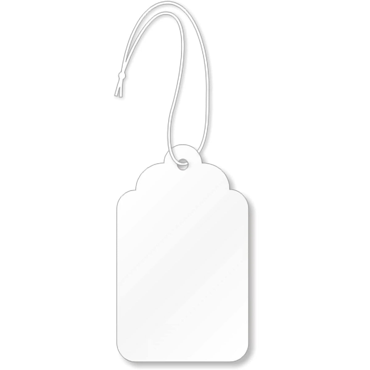 SmartSign White Price Tags with Cotton Strings (1 3/4" x 2 7/8")