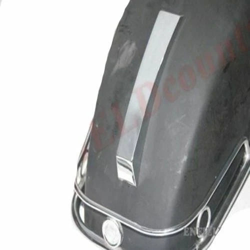 Front Mudguard for Vespa PX PE LML NV T5 (Bare Metal, Crest & Bumper)