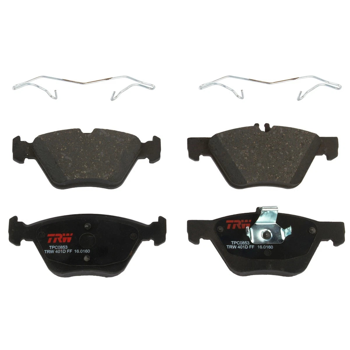 2X TRW Brake Pad Set Front for Mercedes SLK Class CLK E (2001–2008) TXH0853, JSTPSSCP853A, 05139218AA