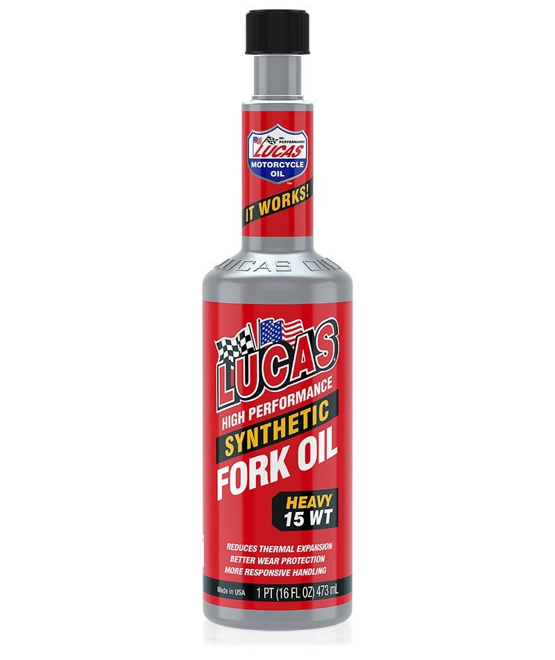 LUCAS Synthetic Fork Oil 16 oz for Motorcycle (10773)