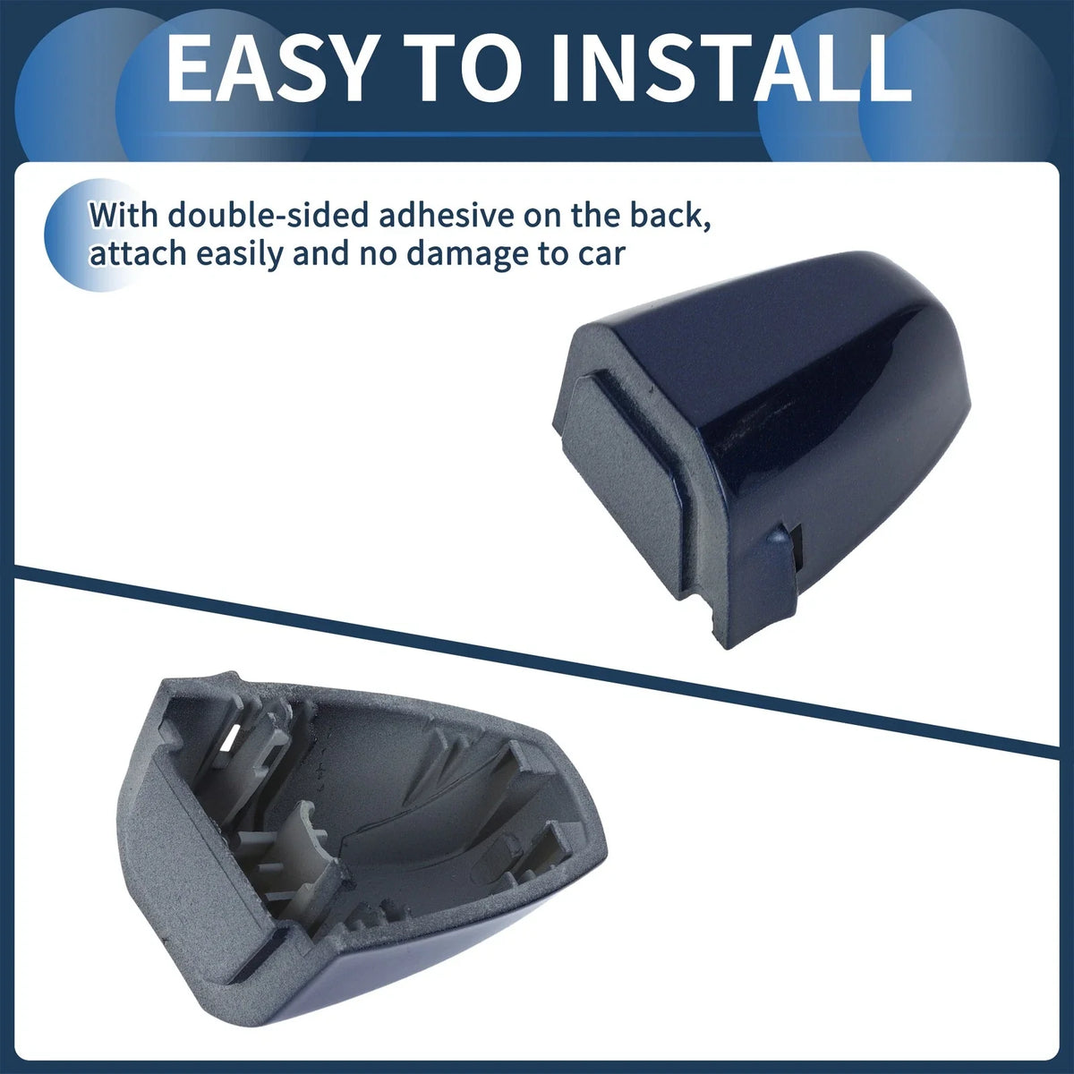 Door Handle Cover Front Left No. 51217396541 for BMW X1 X2 X5 (2015–2018) Blue