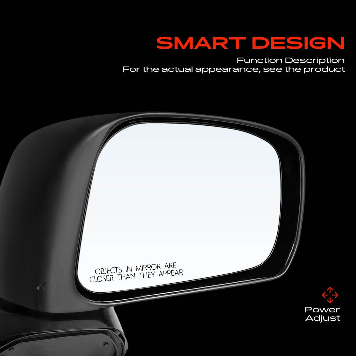 Driver Power Side Mirror for Nissan Versa (2007–2012) 96302EL12A, 96302EL12B, NI1320200