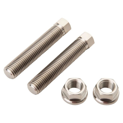 Set of 2 Tusk Titanium Axle Adjuster Bolts TTAB-1 for Honda CR-CRF-R (2002–2025)