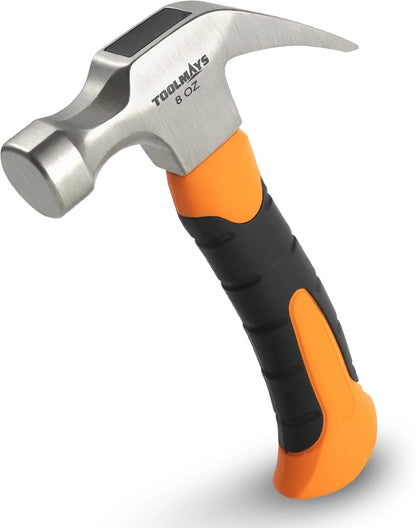 8oz Mini Claw Hammer for Picture Hanging, Camping (No Part Numbers)