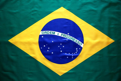 3x5 Brazil Flag Polyester with Brass Grommets for Outdoor Use