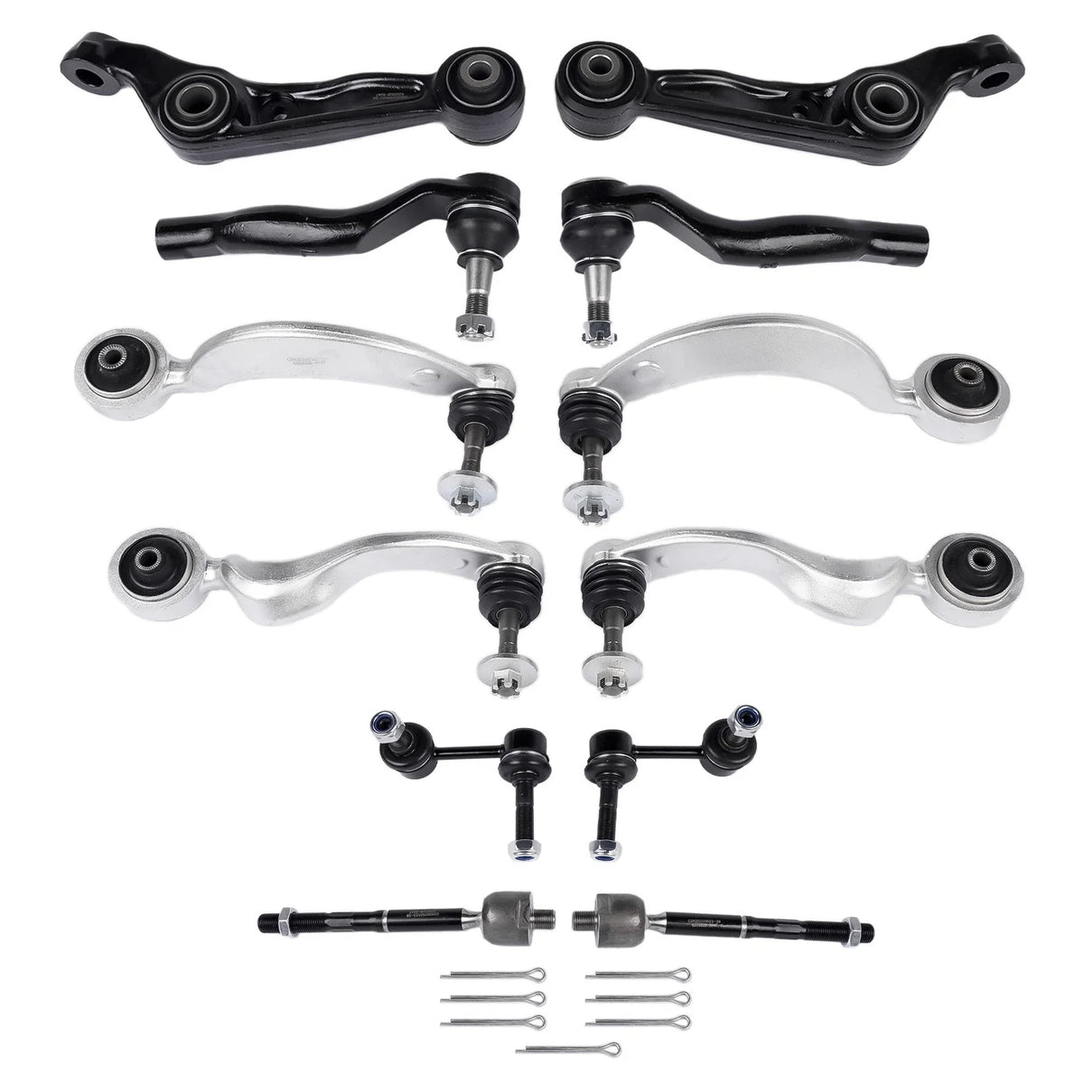12X Control Arms & Tie Rod Kit for Lexus LS460 LS600H (2007–2017)