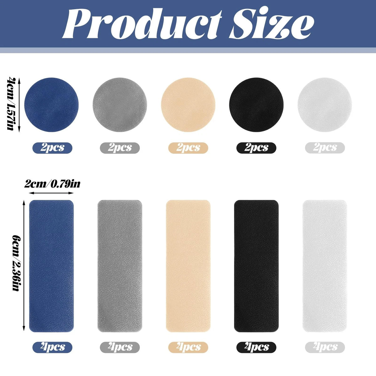30Pcs Shoe Patches for Holes, Big Toe Hole, Multicolor